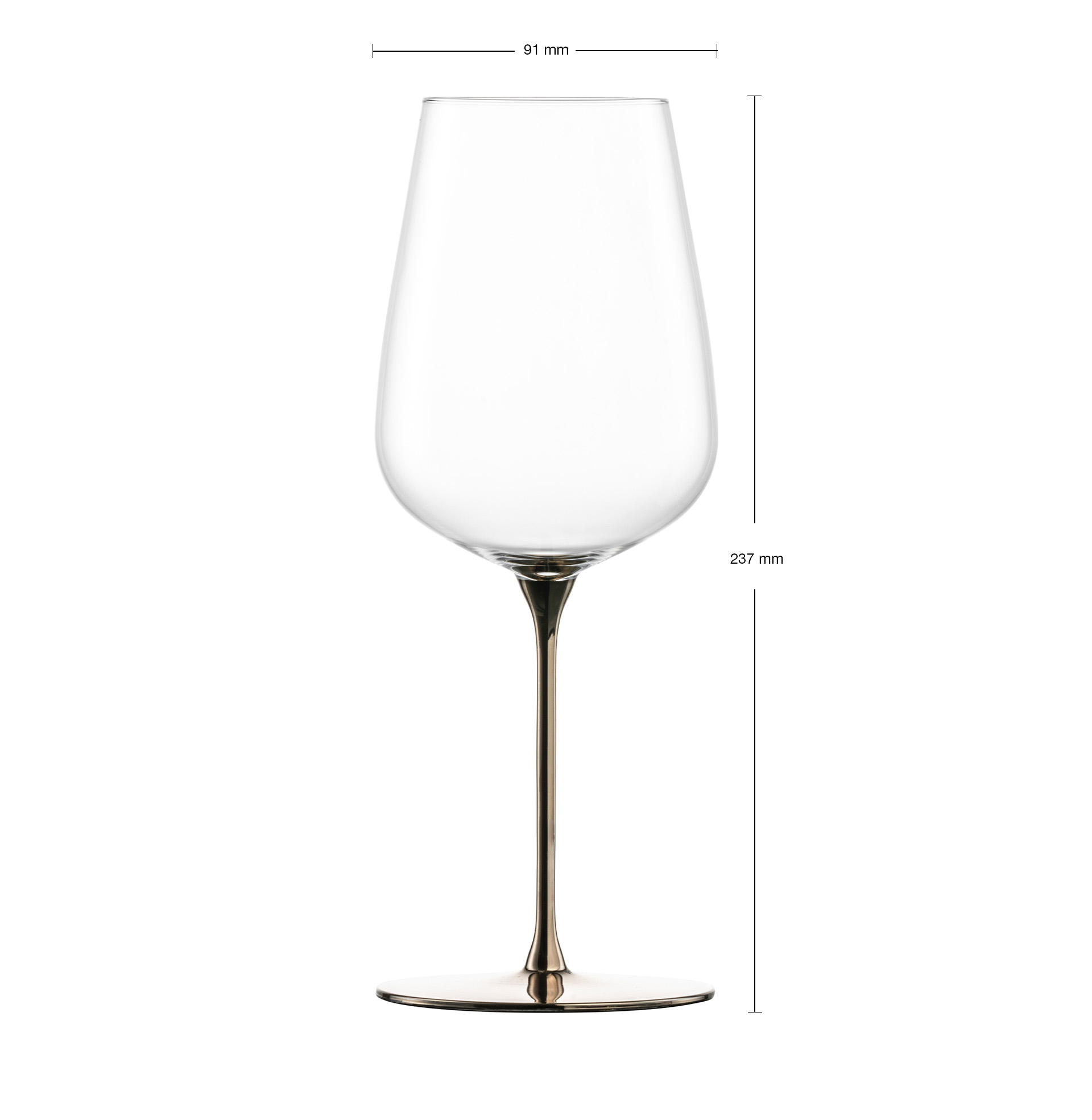 Allround wine glasses fruity & aromatic platinum ESSENCA SENSISPLUS PLATINUM EDITION