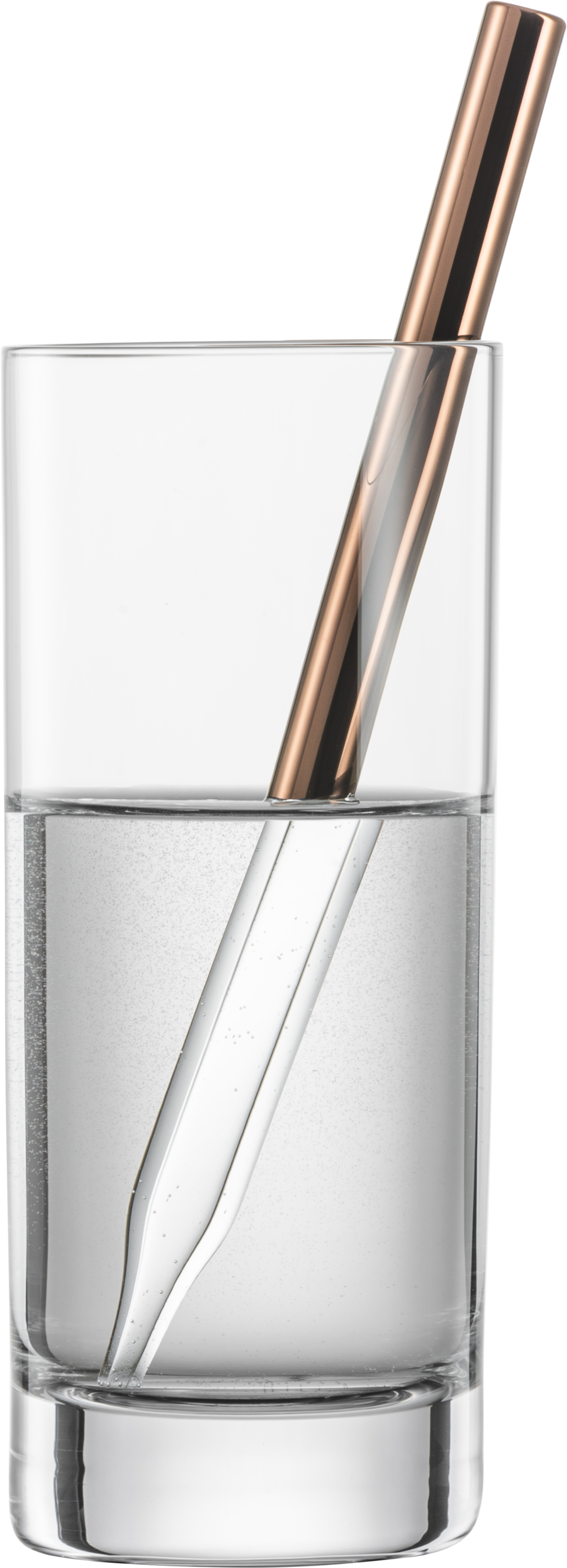 2-teiliges Set Whisky- / Rum-Pipette kupfer mit Glas GENTLEMAN