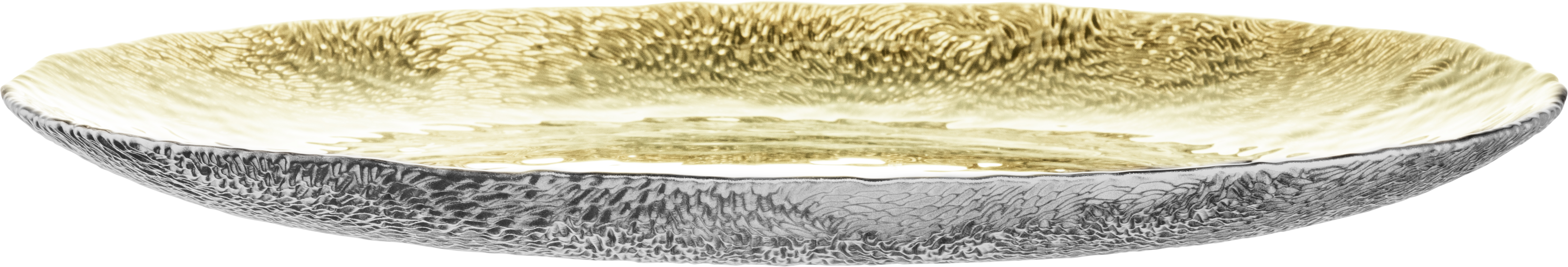 Plate gold/silver Ø 320 mm SEN