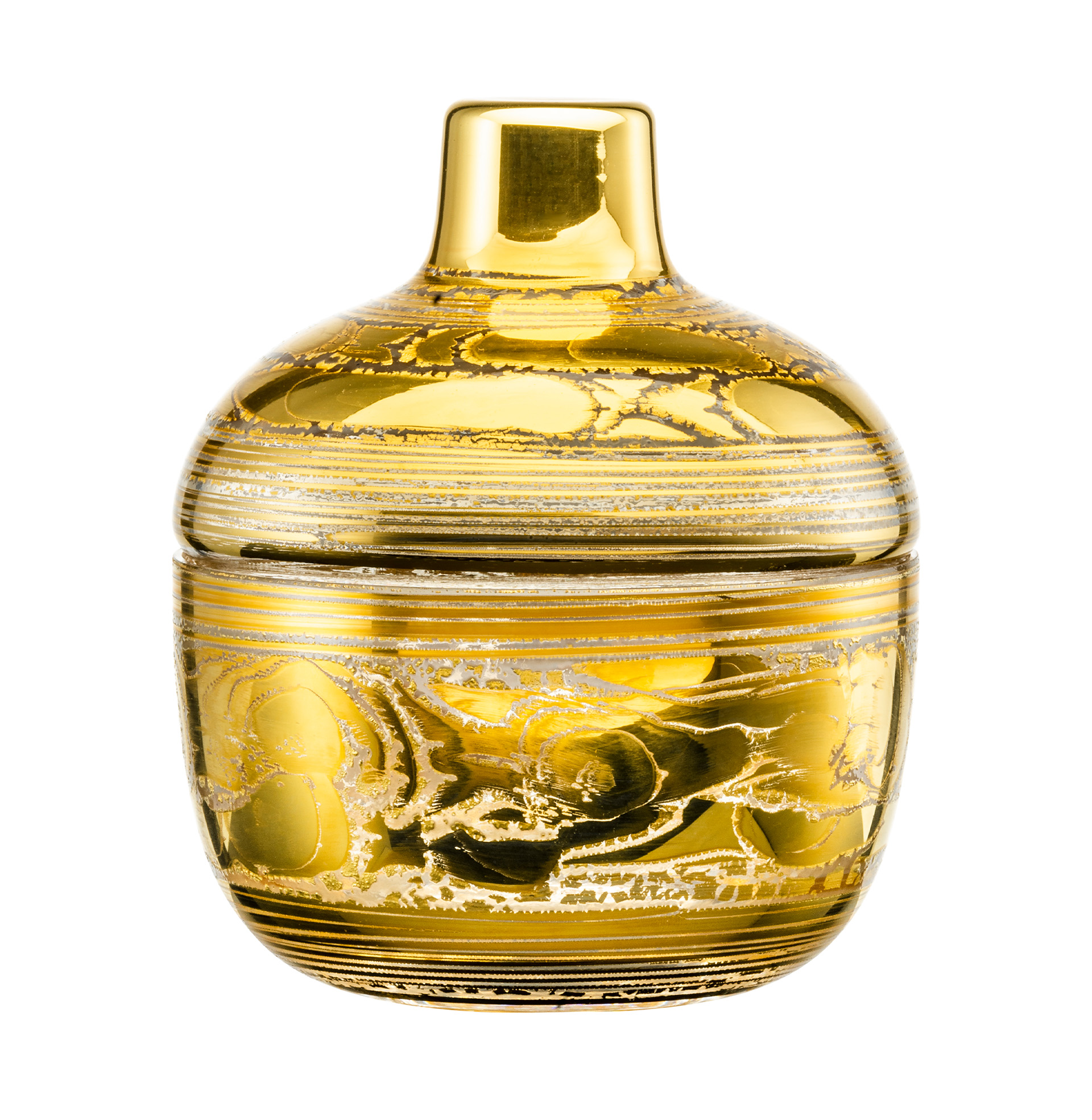 Dose gold Ø 140 mm GOLDLEAF