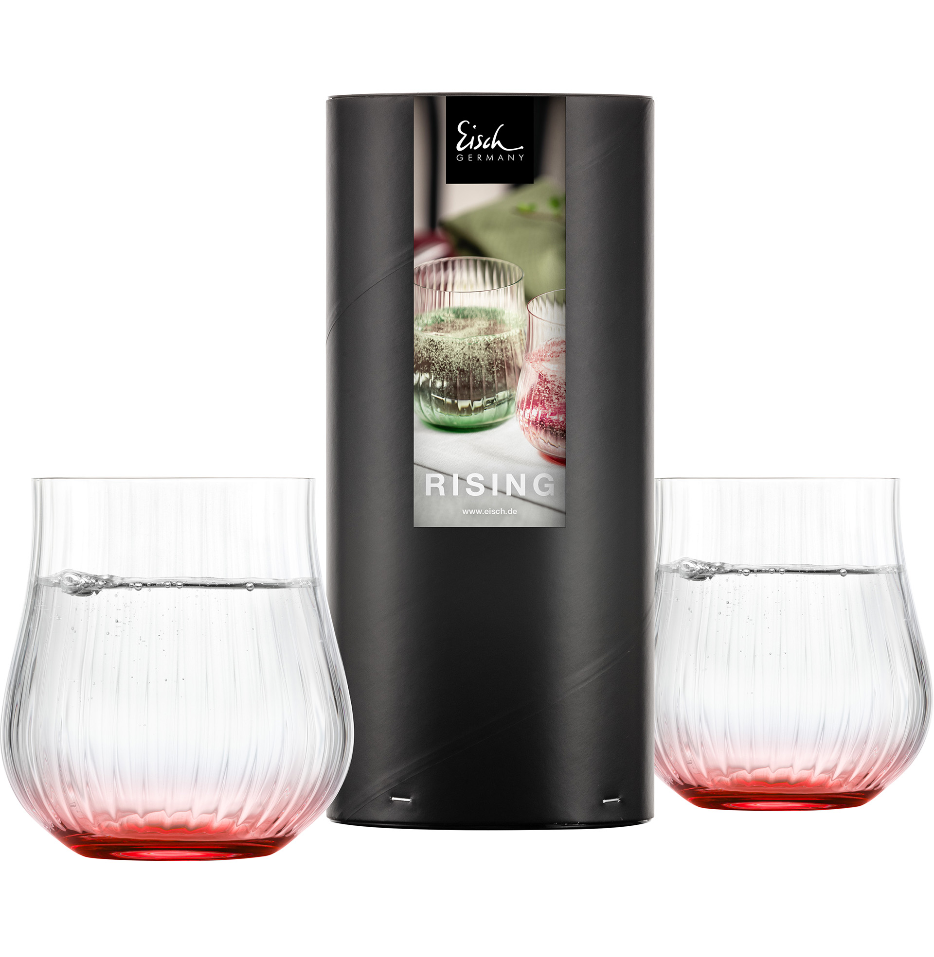 2er Set Allround Becher rot RISING