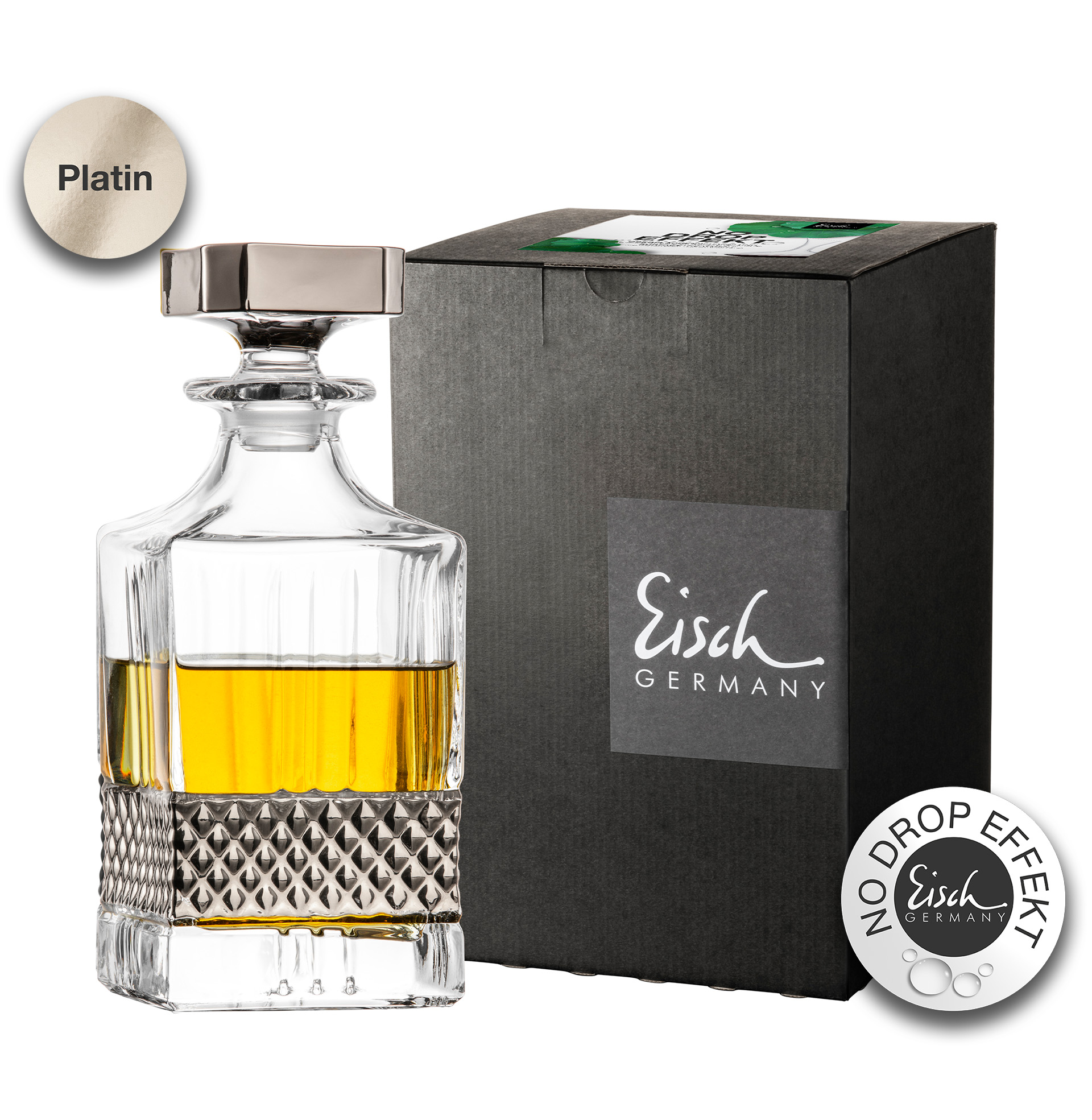 Whisky decanter platinum No Drop Effect 0,85l GLEN