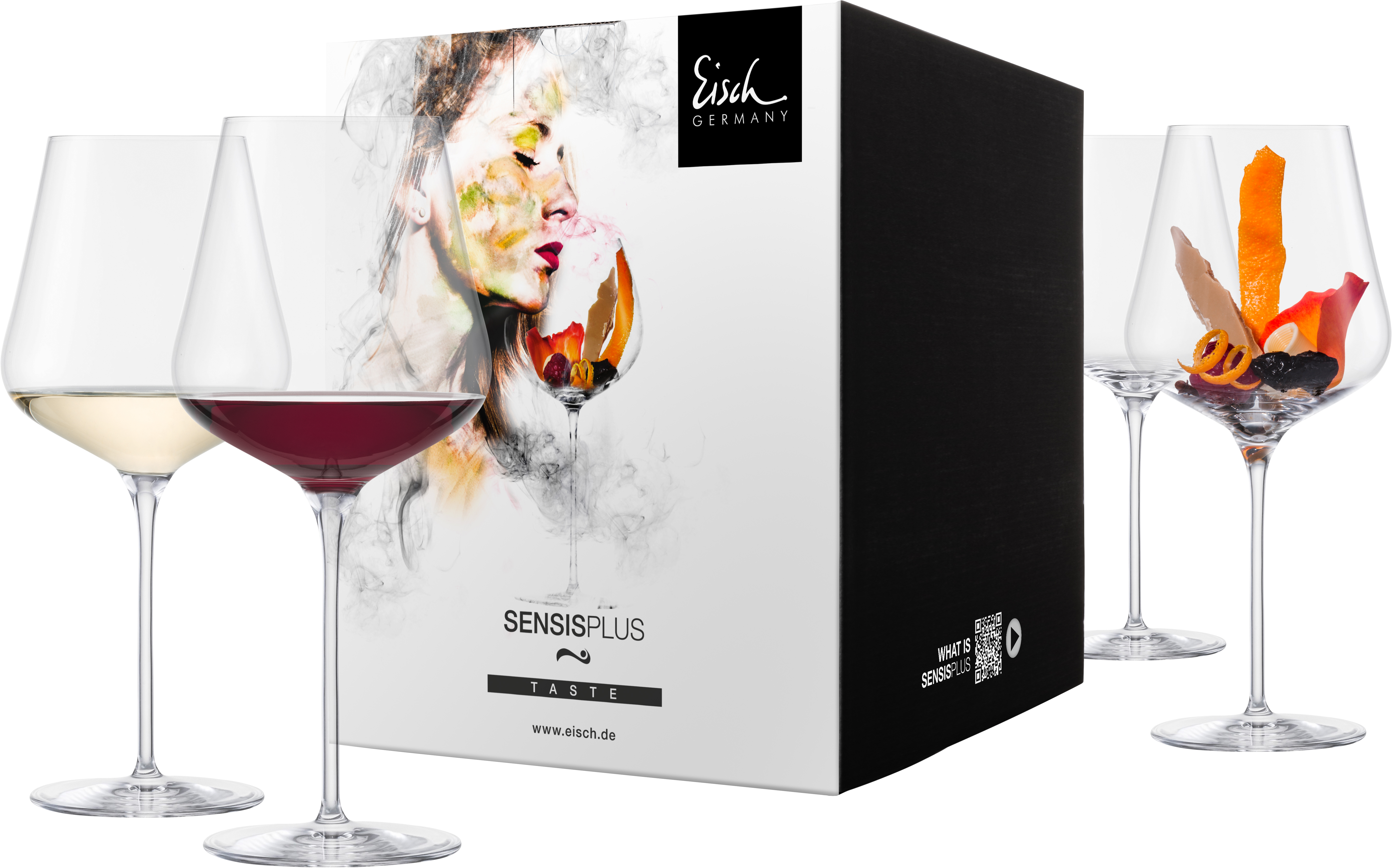 4er Set Burgundergläser SKY SENSISPLUS