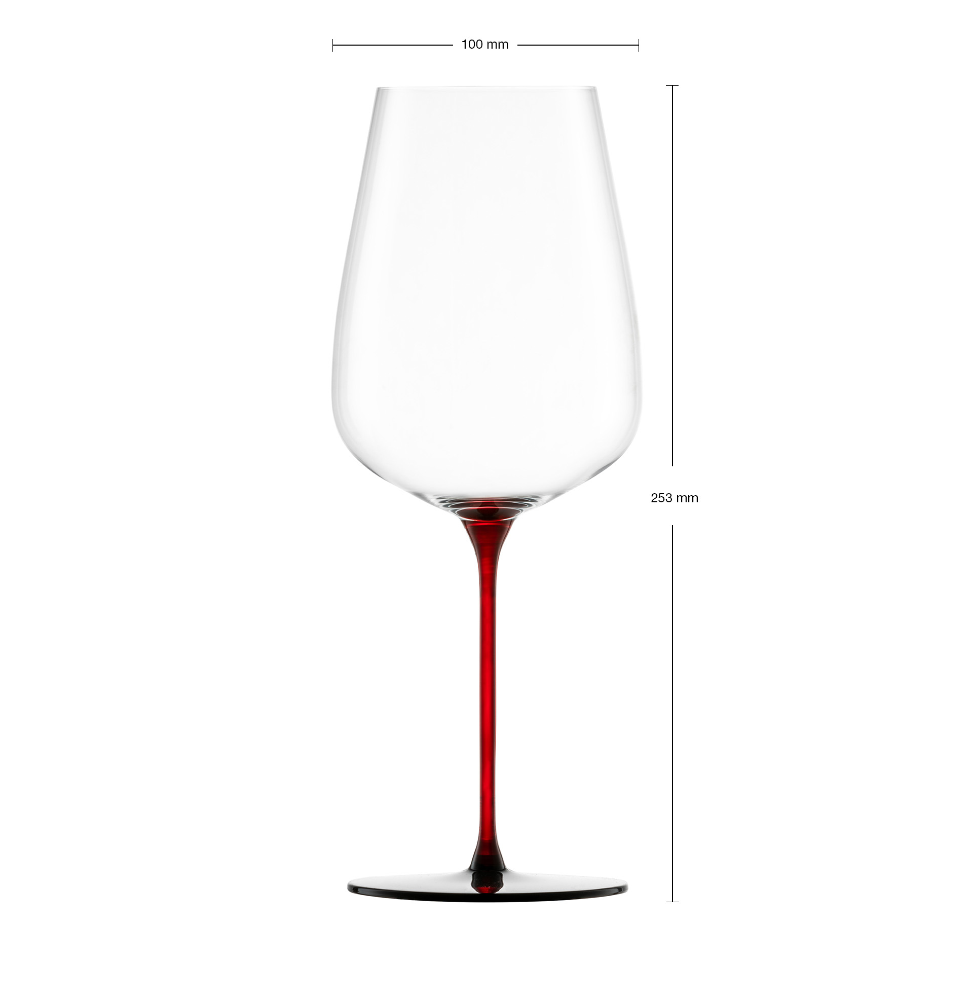 Allround Weingläser kraftvoll & reichhaltig rot/schwarz RED SENSISPLUS