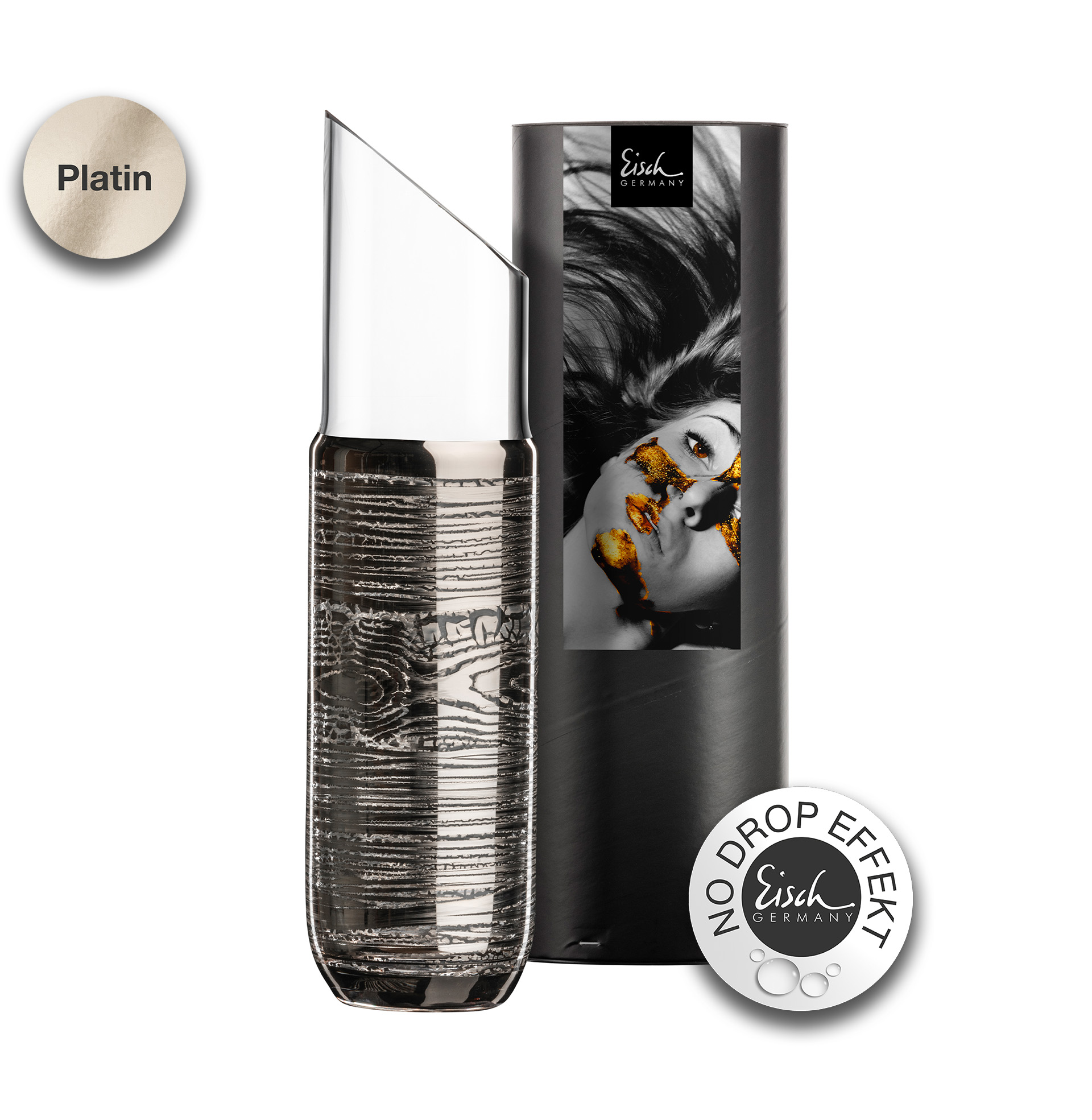Carafe platinum No Drop Effect 1,0l GOLDLEAF