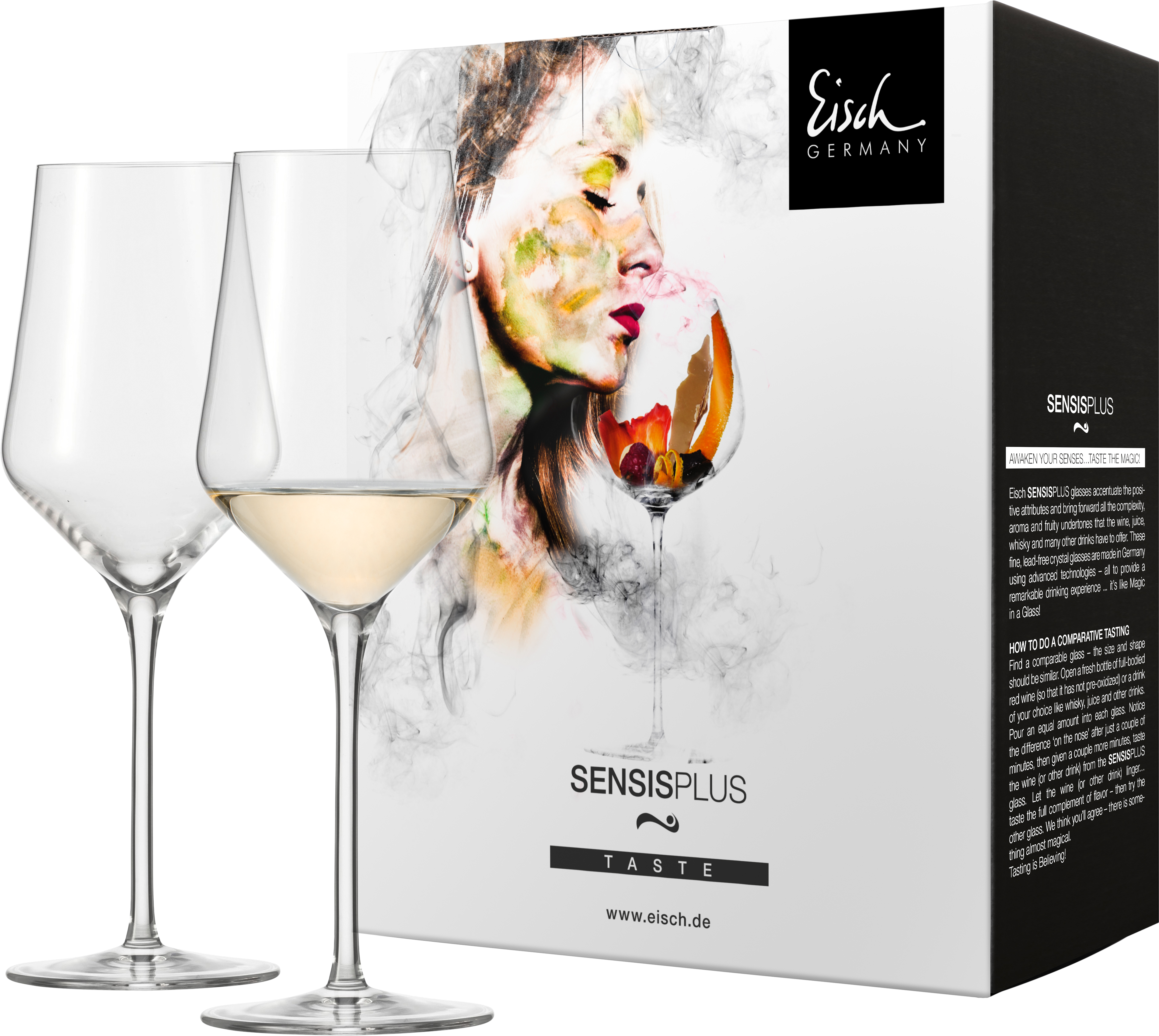 Set of 2 white wine glasses SKY SENSISPLUS