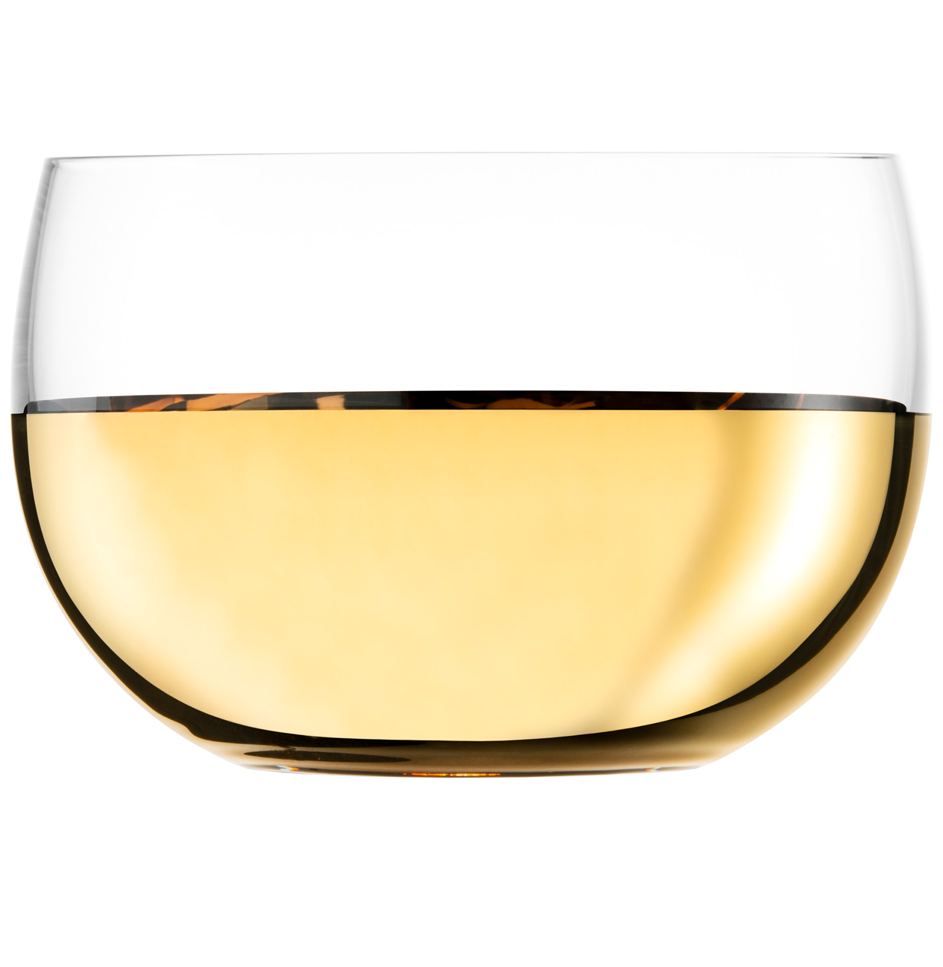 Dessert glass gold GEM