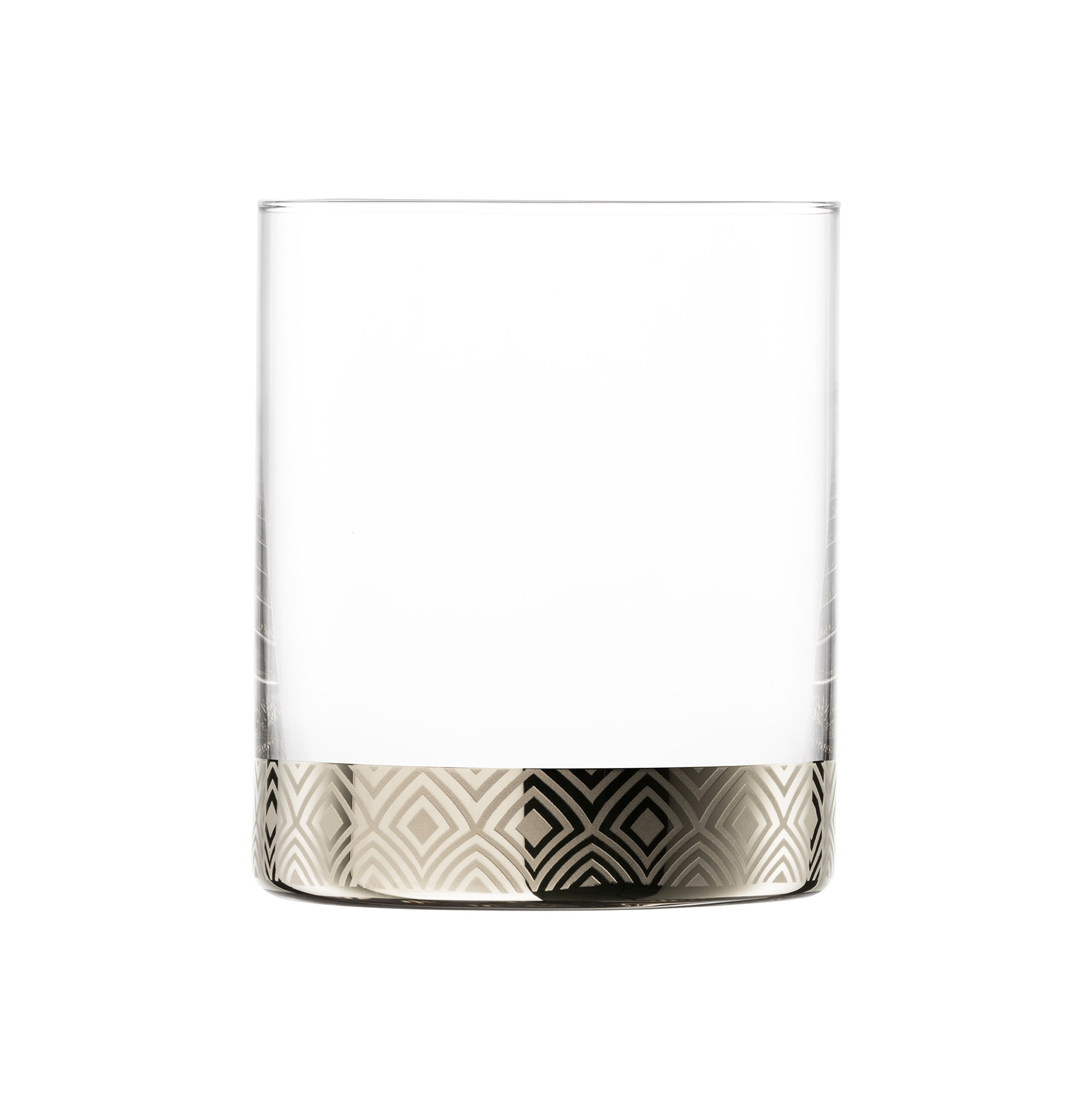 Set of 2 tumblers platinum ADELINE