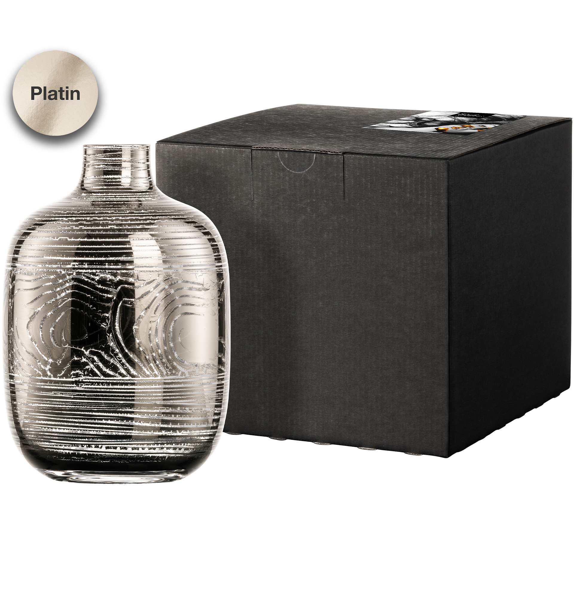 Vase platin 130mm GOLDLEAF