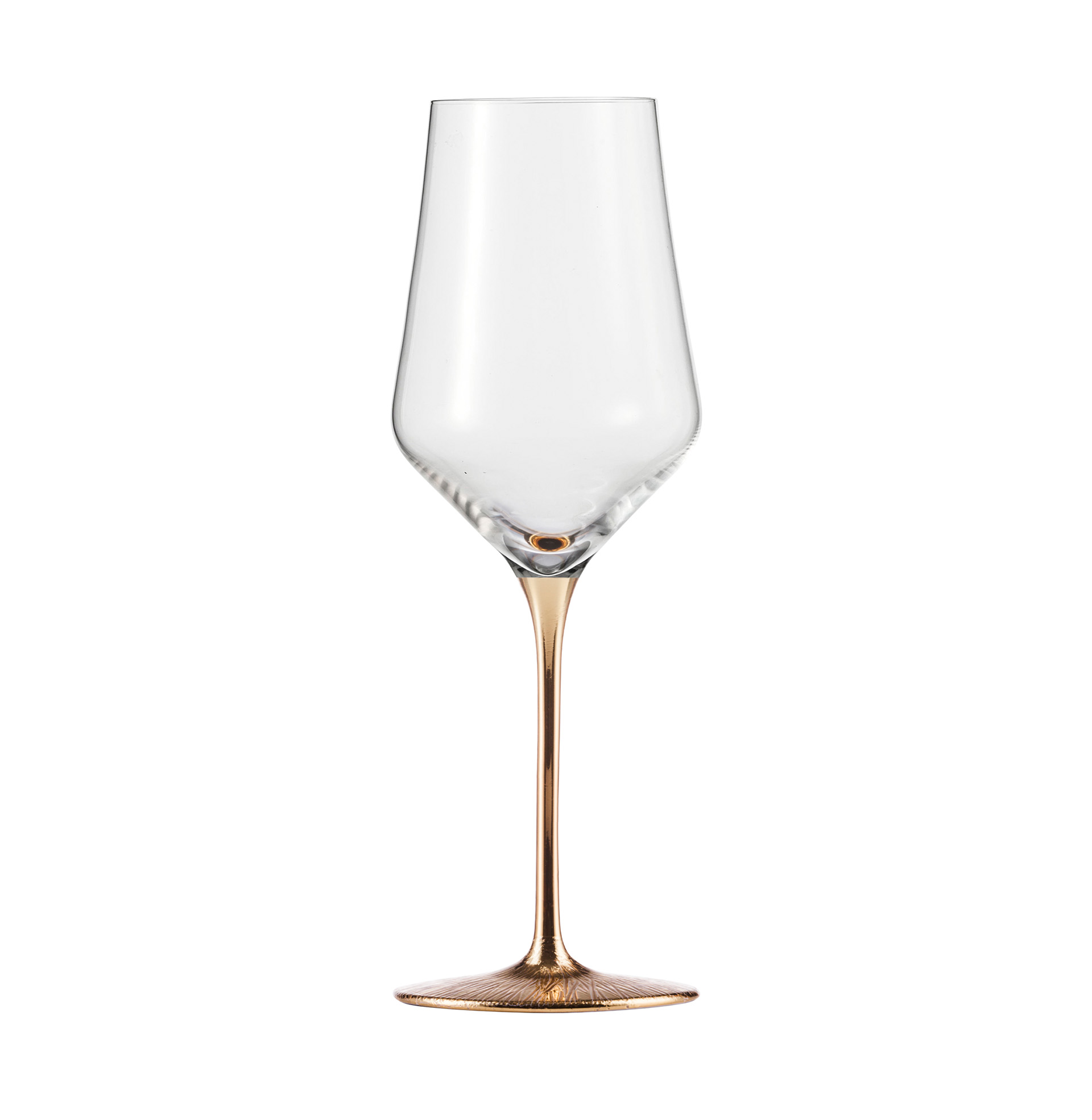 White wine glasses gold RAVI GOLD