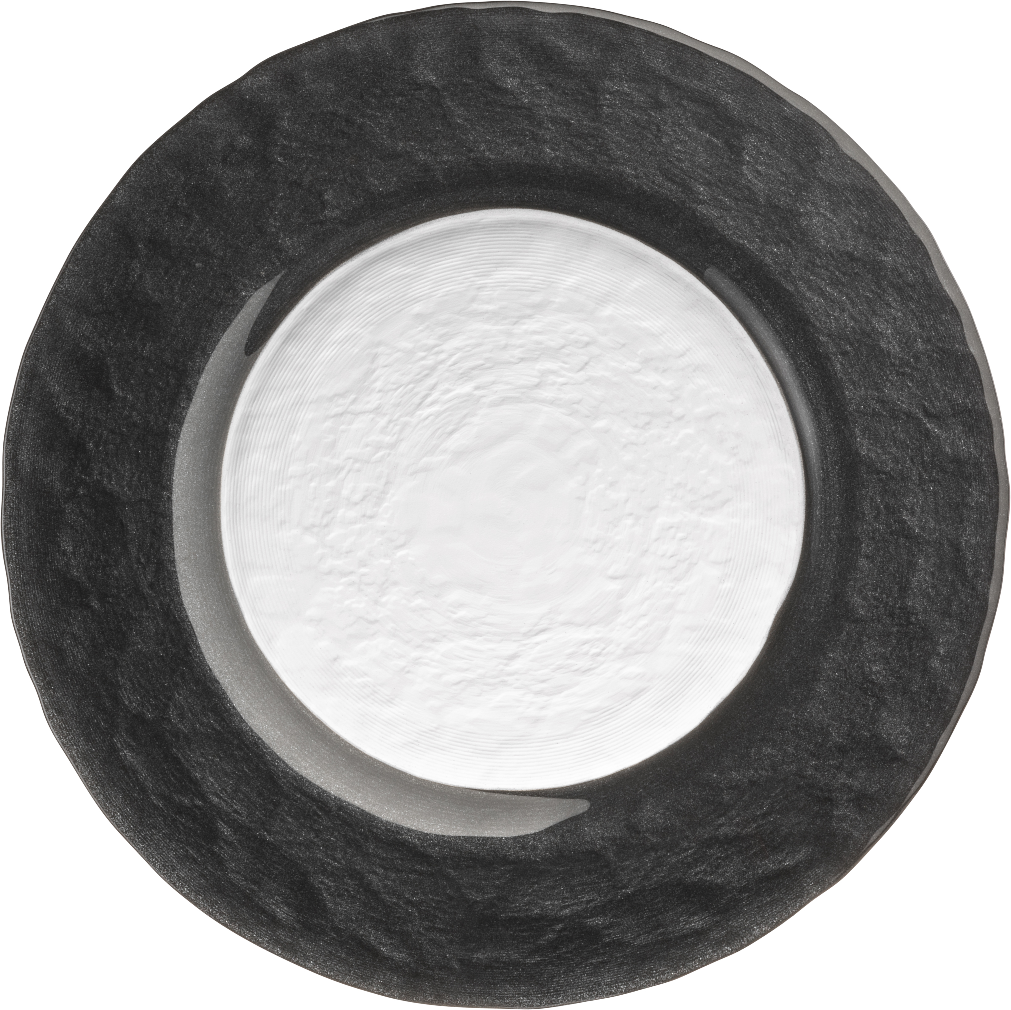 Plate black Ø 230 mm KAYA