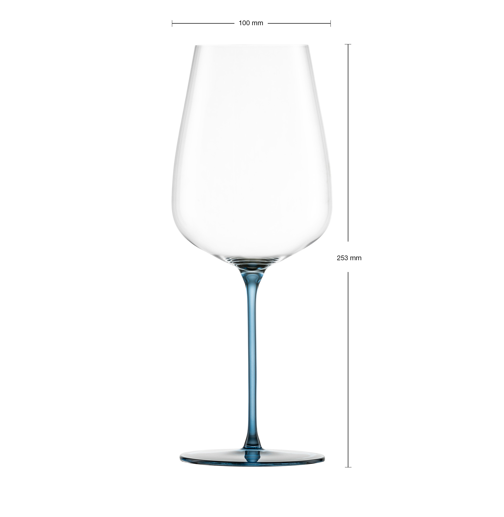 Allround wine glasses powerful & rich blue INSPIRE SENSISPLUS