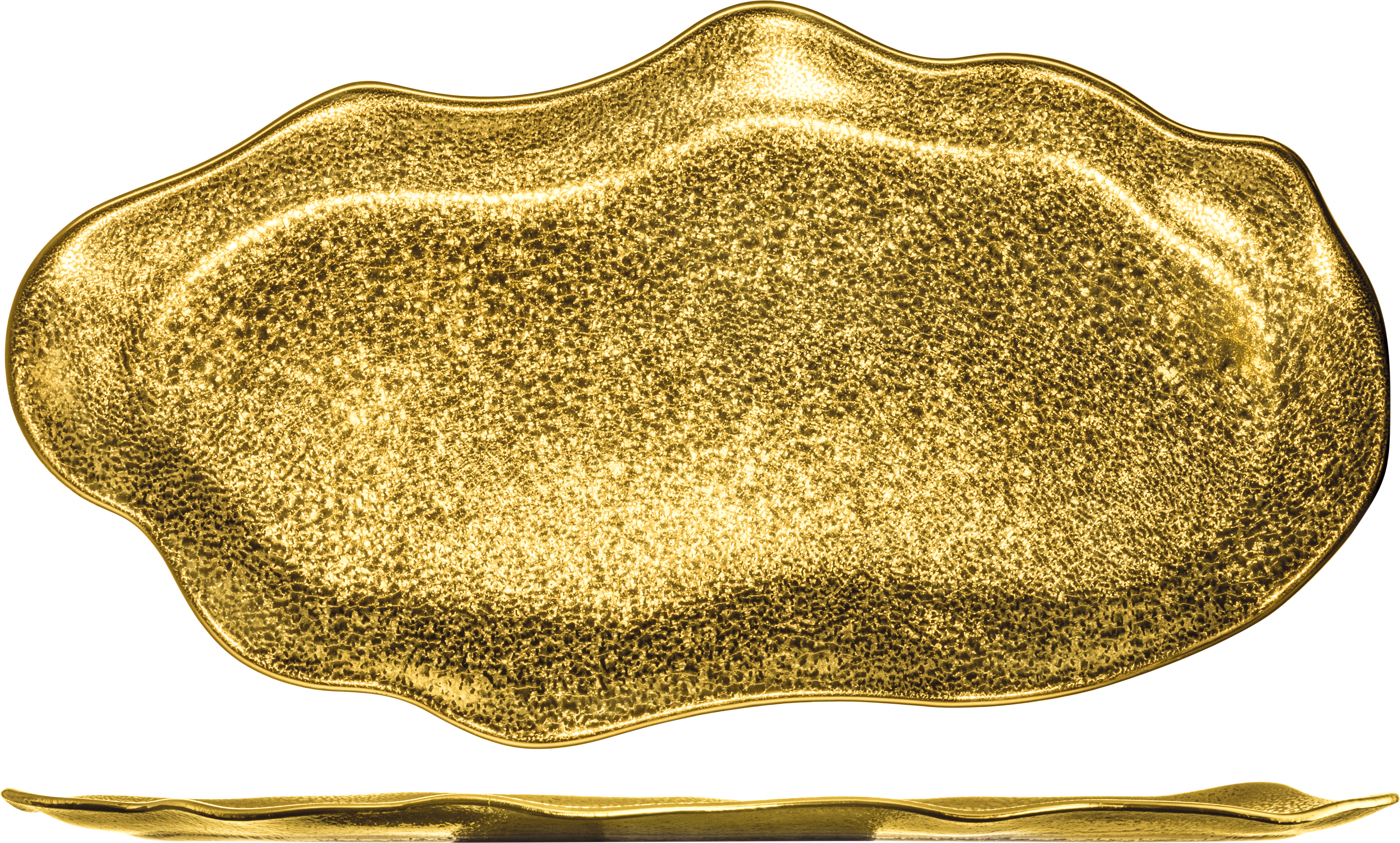 Plate gold 480 x 265 mm GOLDRUSH