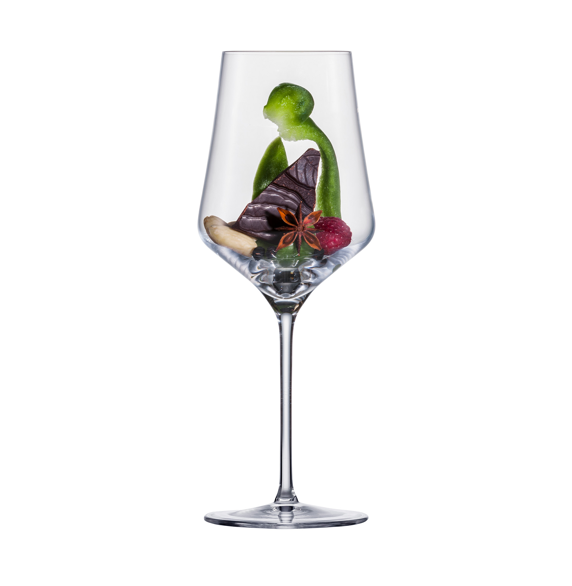 Rotweinglas im Geschenkkarton 2er Set mit Wein-Leerfach SKY SENSISPLUS I EISCH