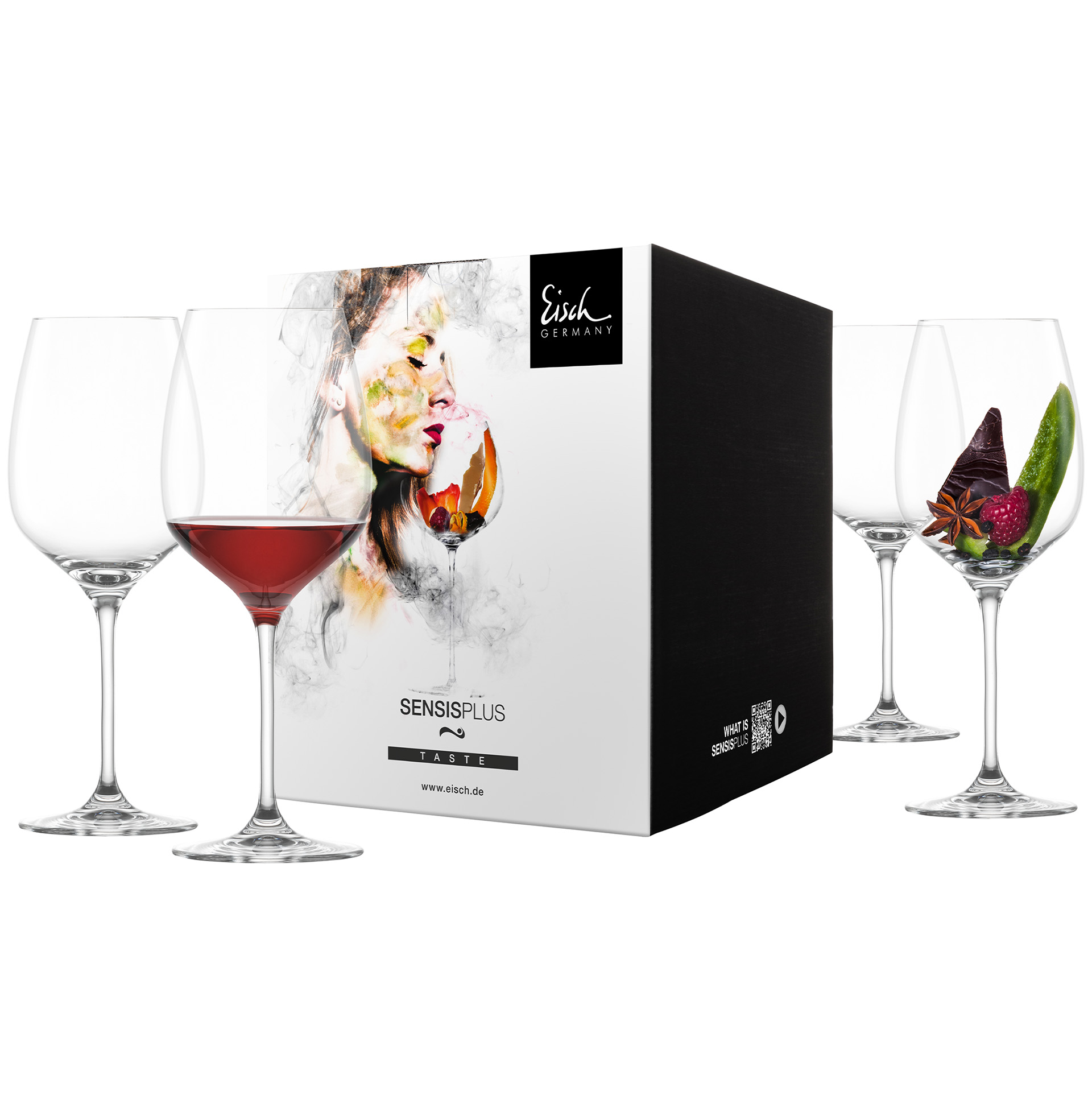 Set of 4 redwine glasses SUPERIOR SENSISPLUS