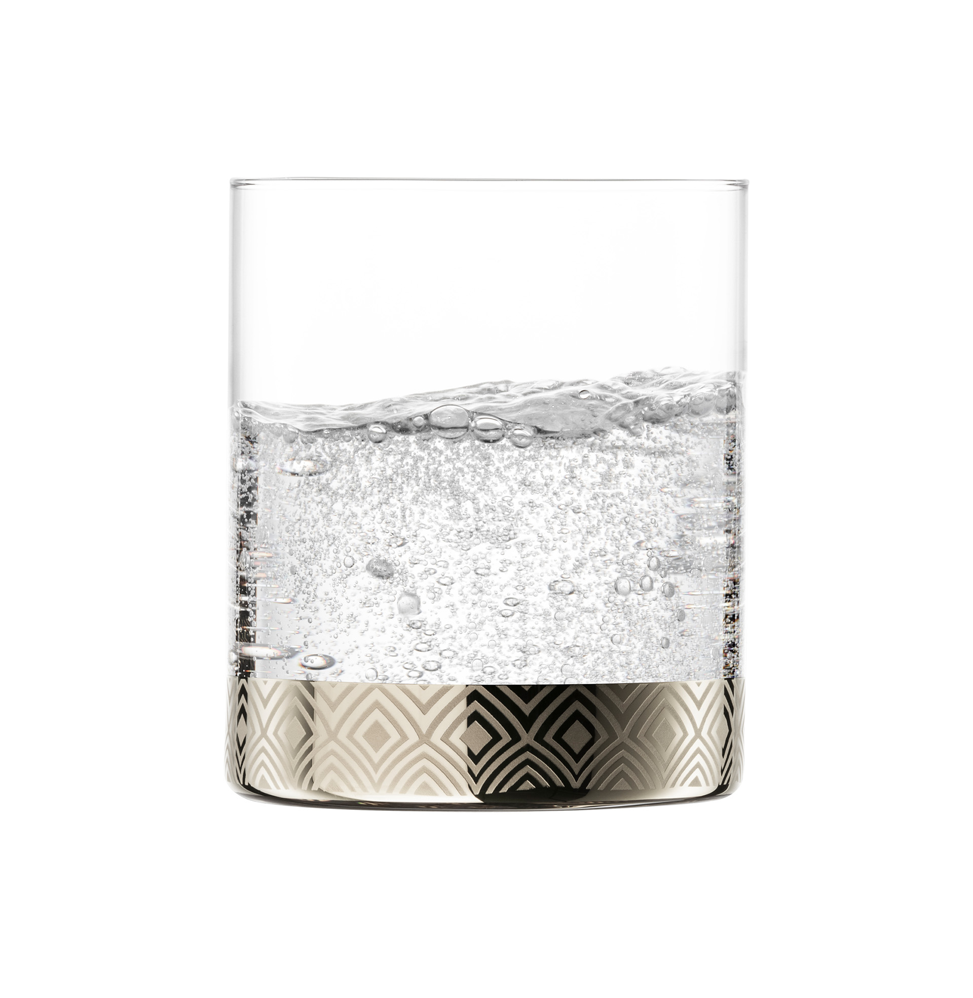 Set of 2 tumblers platinum ADELINE