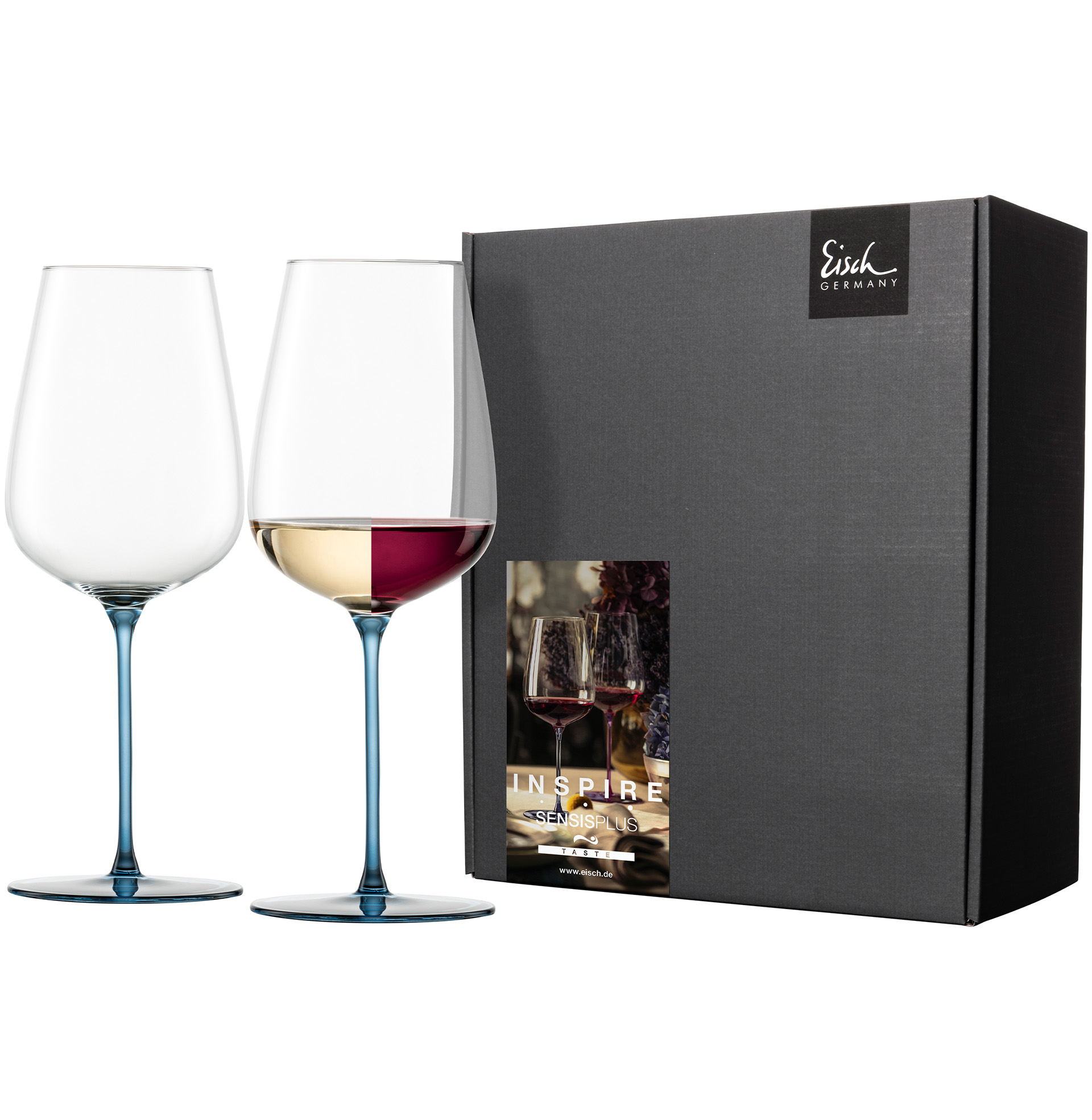 Set of 2 allround wine glasses fruity & aromatic blue INSPIRE SENSISPLUS