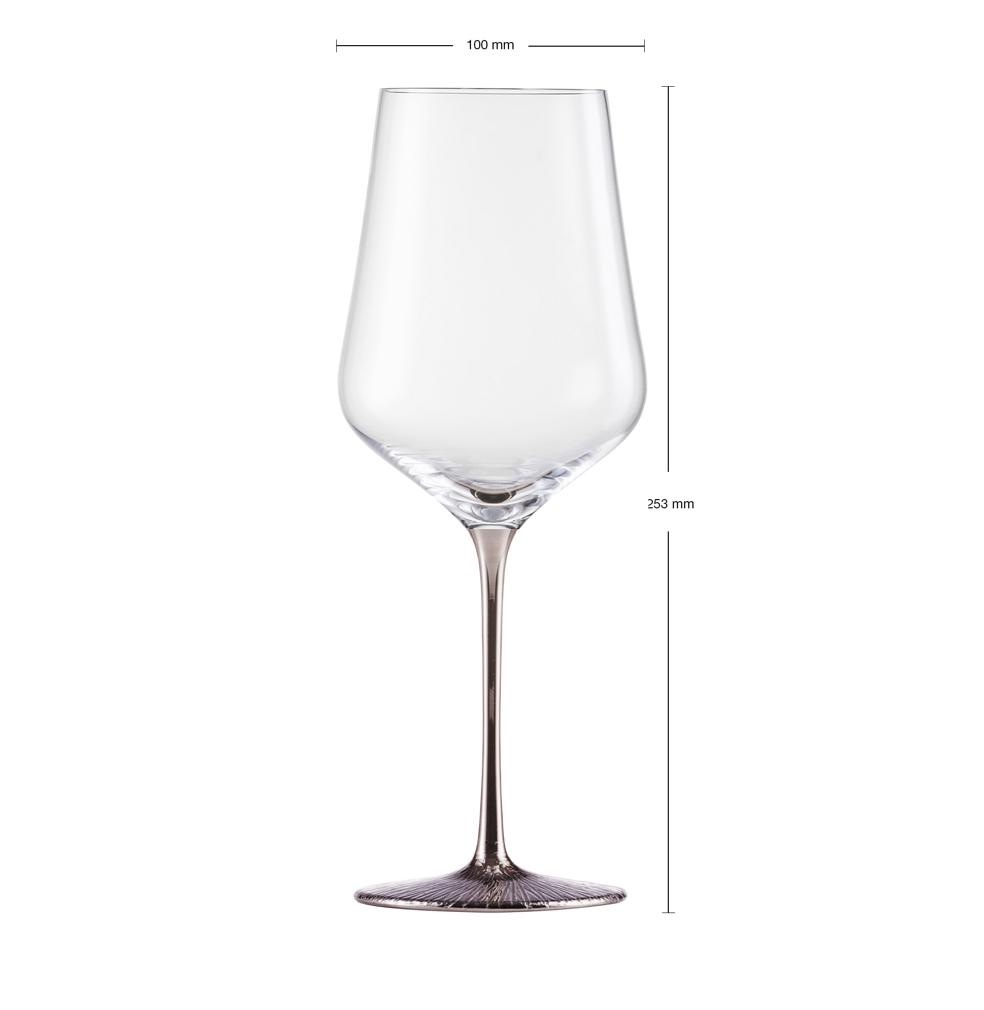 Bordeaux glasses platinum RAVI PLATIN