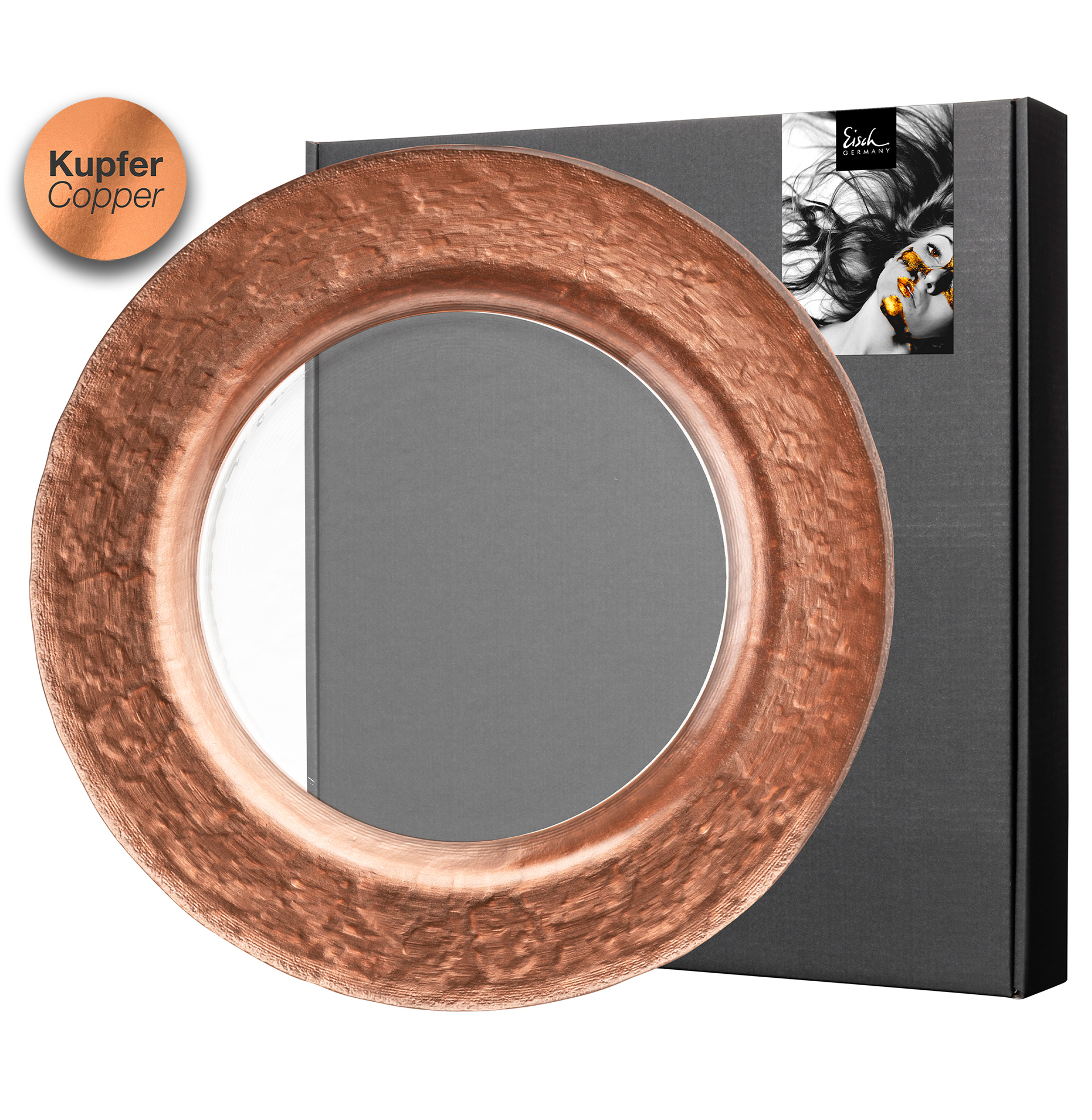 Plate copper Ø 280 mm KAYA