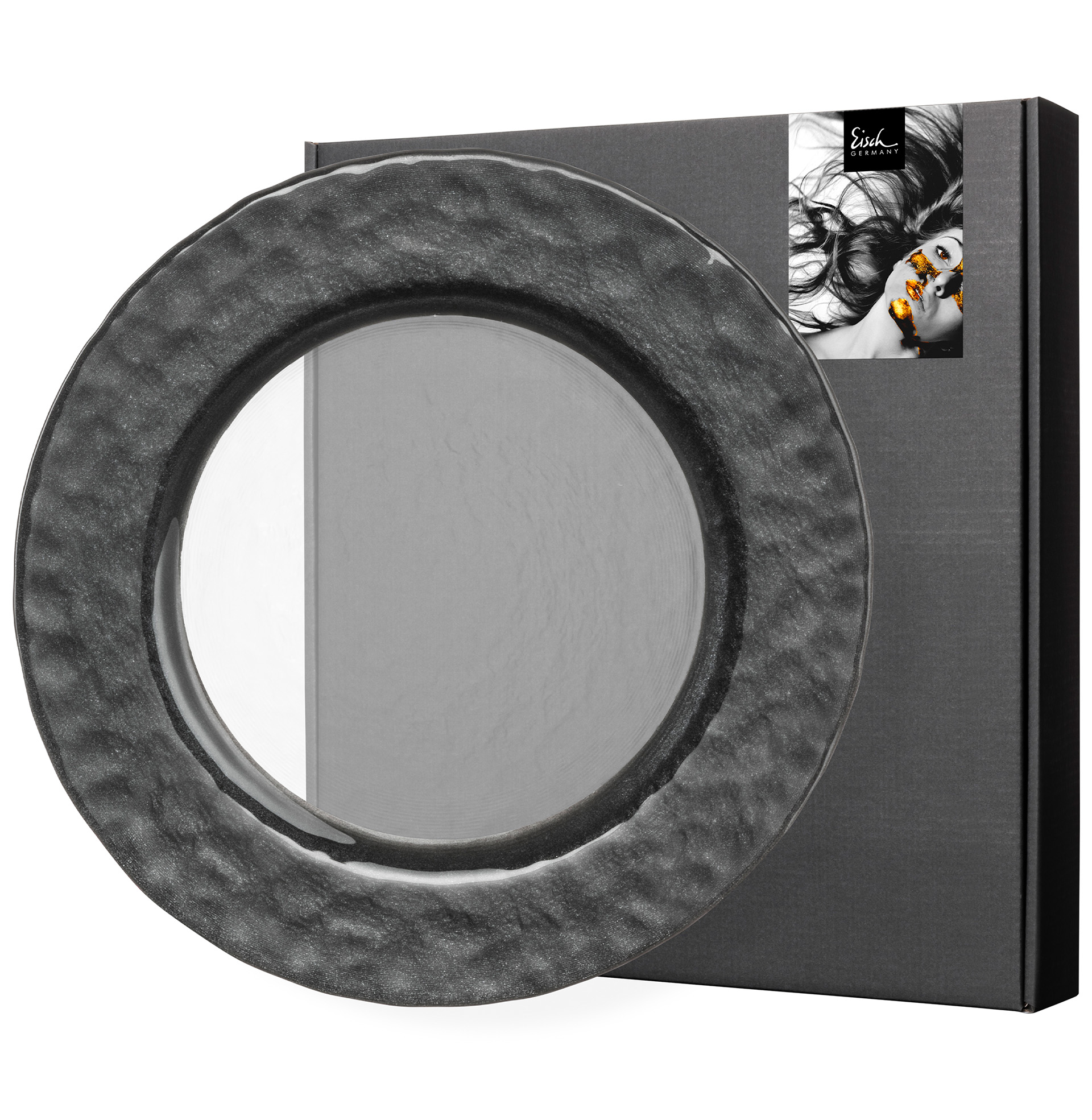 Underplate black Ø 340 mm KAYA