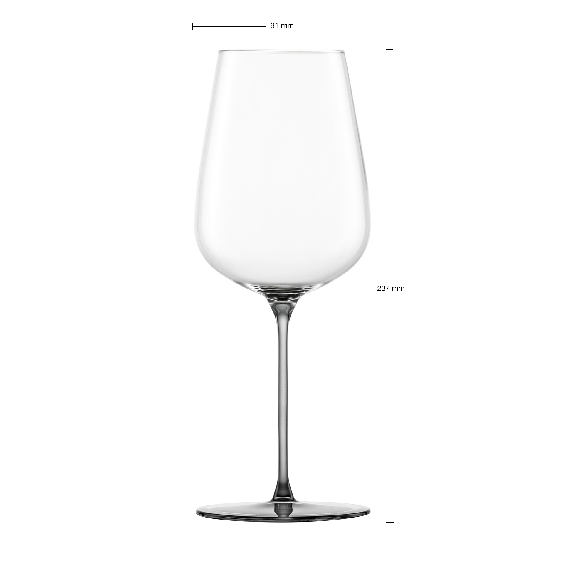 Allround Weingläser fruchtig & aromatisch grau INSPIRE SENSISPLUS