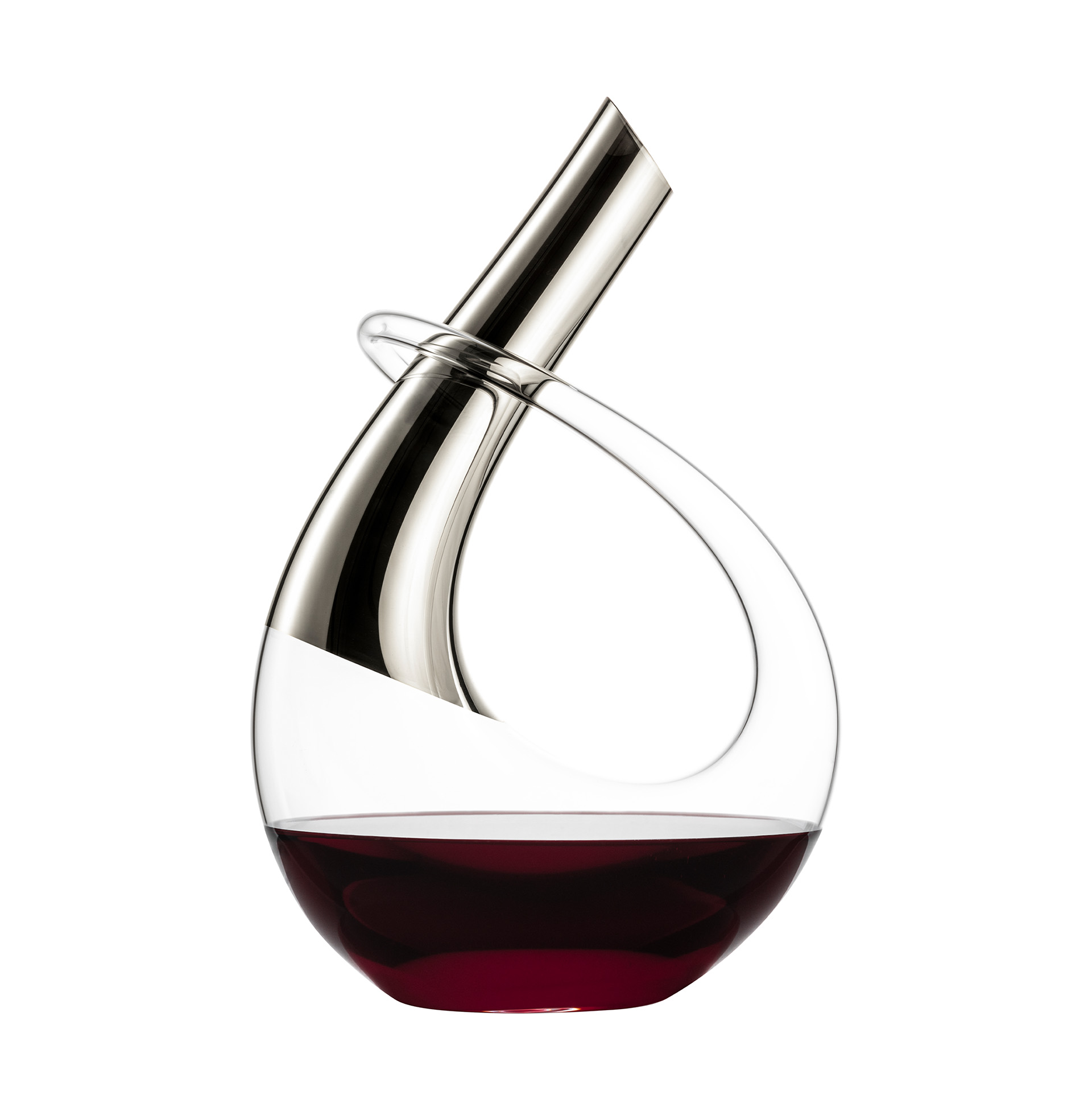 Dekantierkaraffe platin No Drop Effekt 0,75l EMBRACE