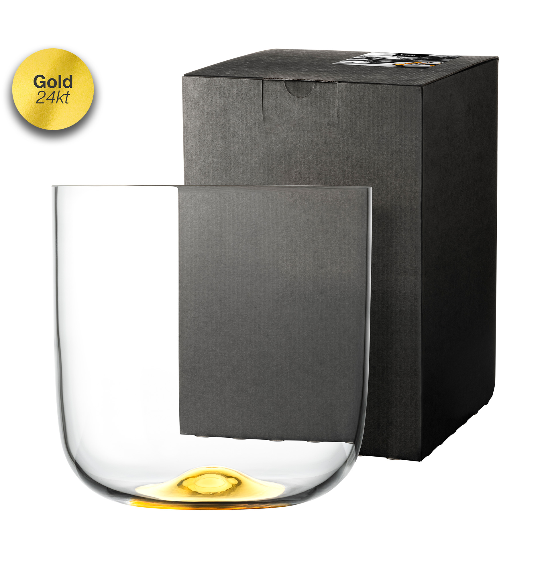 Vase gold Ø 185 mm DOT