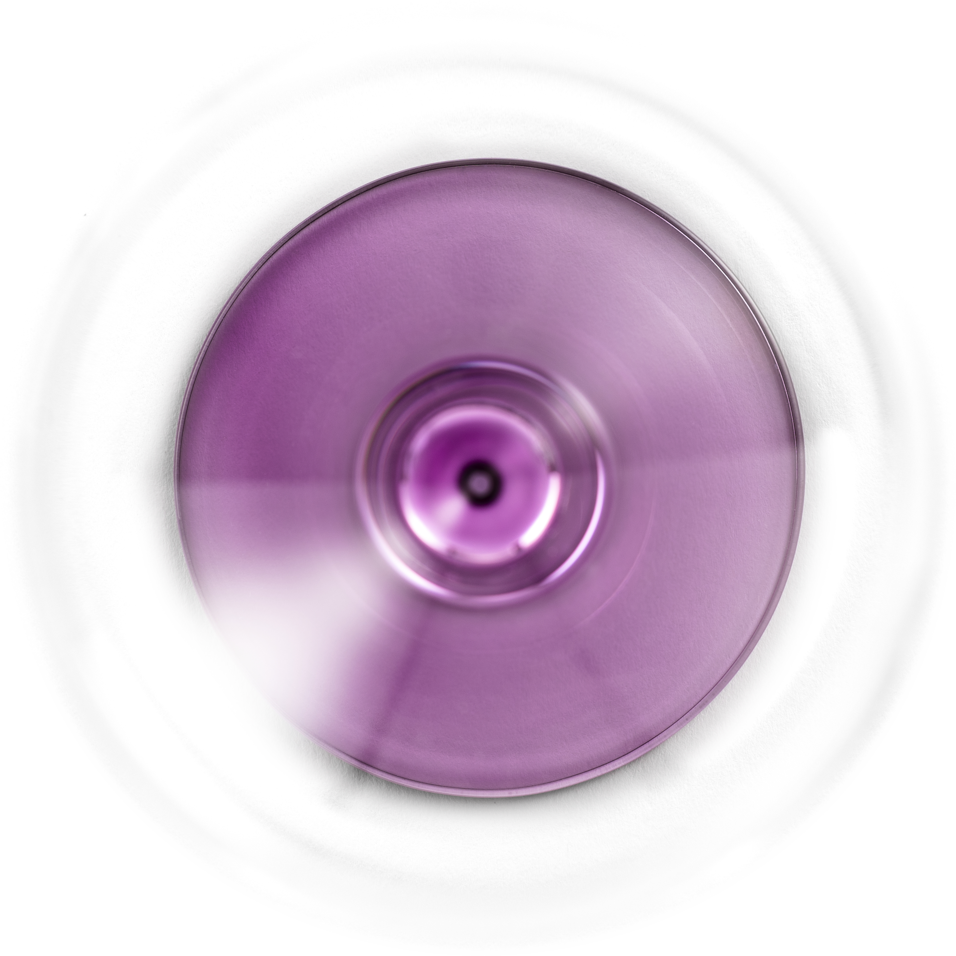 Top view of mauve INSPIRE SENSISPLUS glass